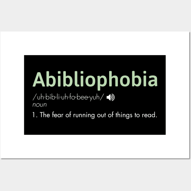 Abibliophobia Wall Art by tanambos